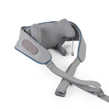 26W Wireless Trapezius Neck & Shoulder Massager with Heat – 2 Modes, 2 Intensities