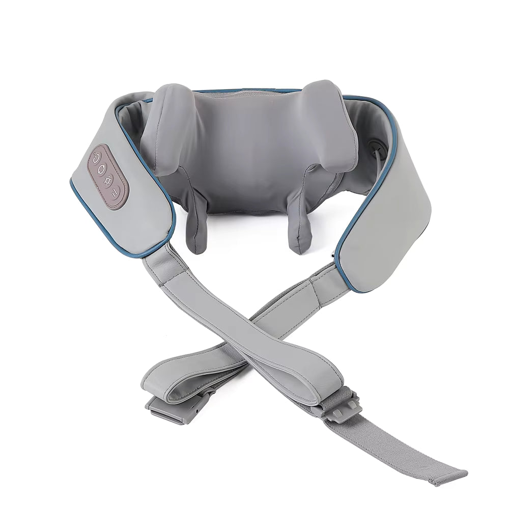 26W Wireless Trapezius Neck & Shoulder Massager with Heat – 2 Modes, 2 Intensities